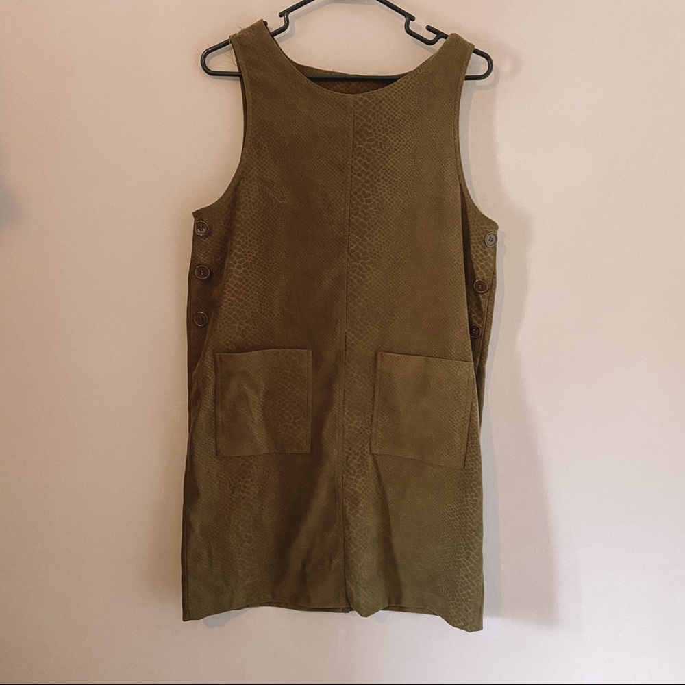 🌿 Snakeskin Pattern Dress